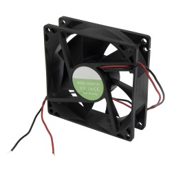 8025 SF8025AT 80mm 8cm DC 12V two wires axial flow fan / radiator fan fit to 24 hours continuous work 22cm wire length