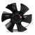G-100A 193mm diameter three phases AC 380V no fan housing inverter axial flow fan