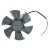 G-100A 193mm diameter three phases AC 380V no fan housing inverter axial flow fan