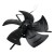G-280A 546mm diameter three phases AC 380V no fan housing inverter axial flow fan