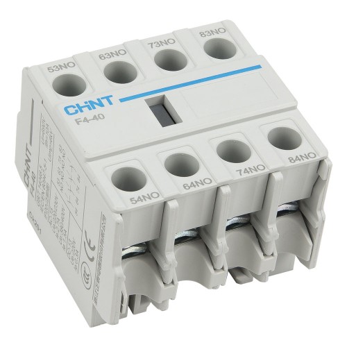 F4-40 4NO auxiliary contact block for CJX2 LC1-D NC1 contactor