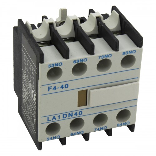 LA1-DN40 F4-40 4NO auxiliary contact block for CJX2 LC1-D AC contactor