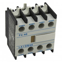 LA1-DN40 F4-40 4NO auxiliary contact block for CJX2 LC1-D AC contactor