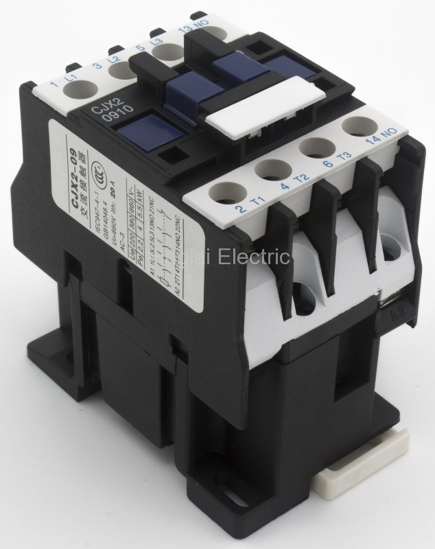 Electric AC Contactor 40A AC 380V Electric AC Contactor CJX2-4011 High Sensitivity Industrial Electric AC Contactor Stable and Suitable for Various Working Environment