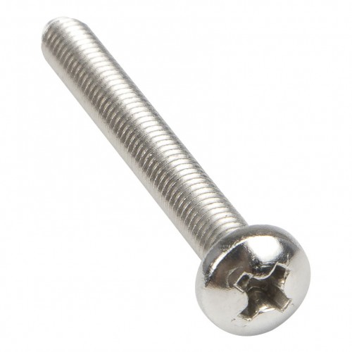 M4*35 304 stainless steel cross recessed pan head screw for 80mm fan and heat sink