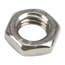 FN01 M12 304 stainless steel hexagon thin nut