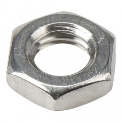 FN01 M8 304 stainless steel hexagon thin nut