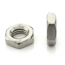 FN01 series 304 stainless steel hexagon thin nuts