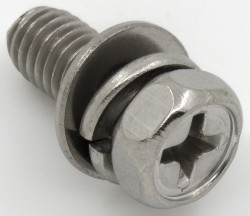 FS10 series cross recessed hexagon head three sems screw