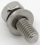 FS10 M5*12 cross recessed hexagon head three sems screw