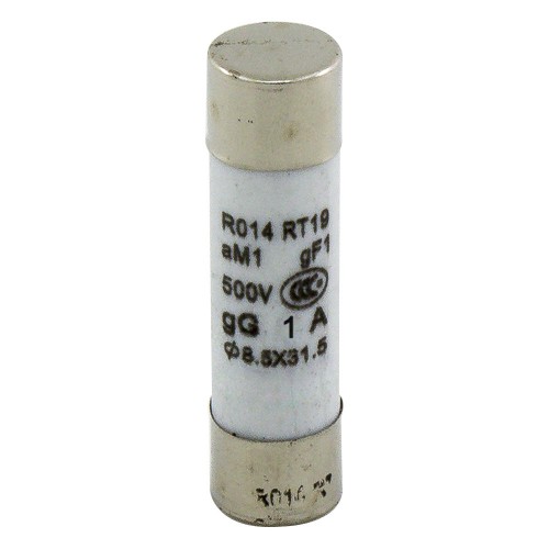 R014 8.5x31.5mm 1A 500V ceramic tube fuse