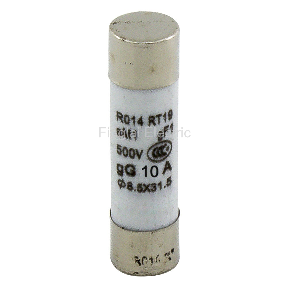 R014 8.5x31.5mm 10A 500V fast blow ceramic tube fuse