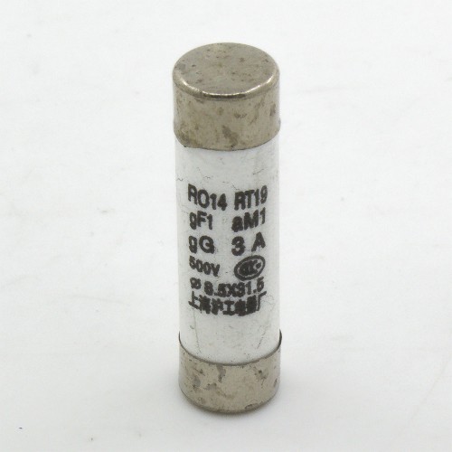 R014 8.5x31.5mm 3A 500V ceramic tube fuse