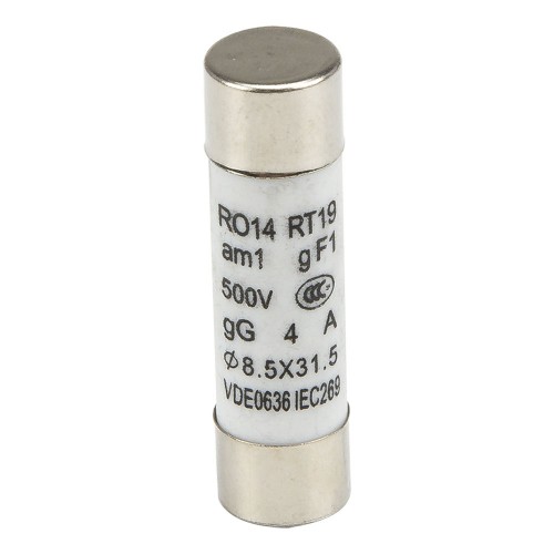 R014 8.5x31.5mm 4A 500V ceramic tube fuse