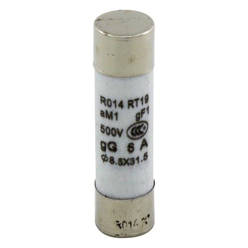 R014 8.5x31.5mm 6A 500V ceramic tube fuse