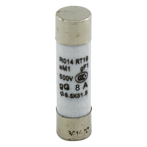 R014 8.5x31.5mm 8A 500V ceramic tube fuse