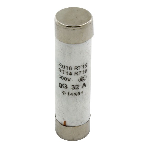 R016 14*51mm 32A 500V ceramic tube fuse