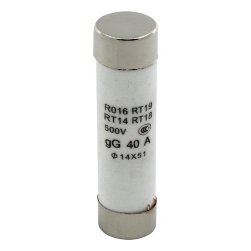 R016 14*51mm 40A 500V ceramic tube fuse