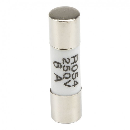 R054 5*20mm 6A 250V ceramic tube fuse