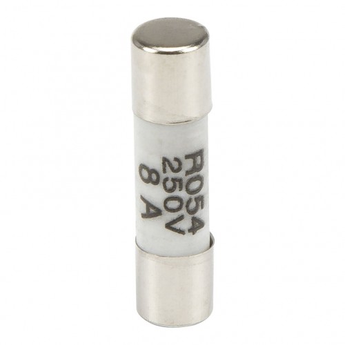 R054 5*20mm 8A 250V ceramic tube fuse