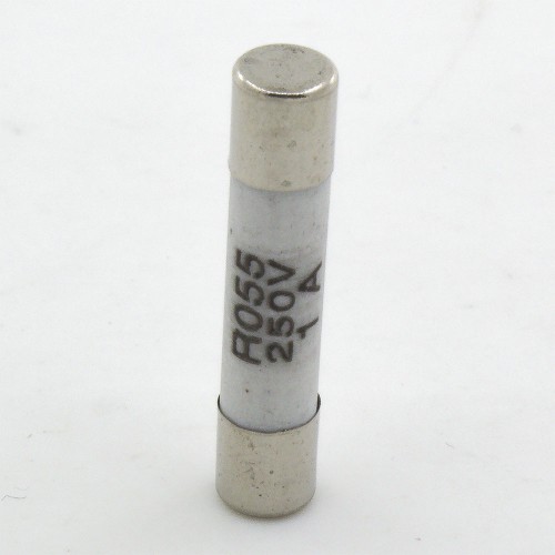 R055 5*25mm 1A 250V ceramic tube fuse