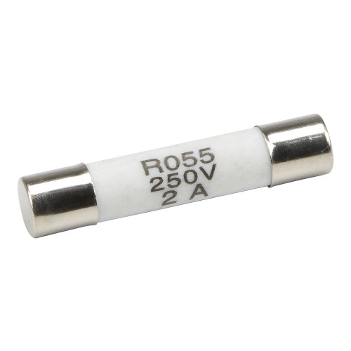 R055 5*25mm 2A 250V ceramic tube fuse