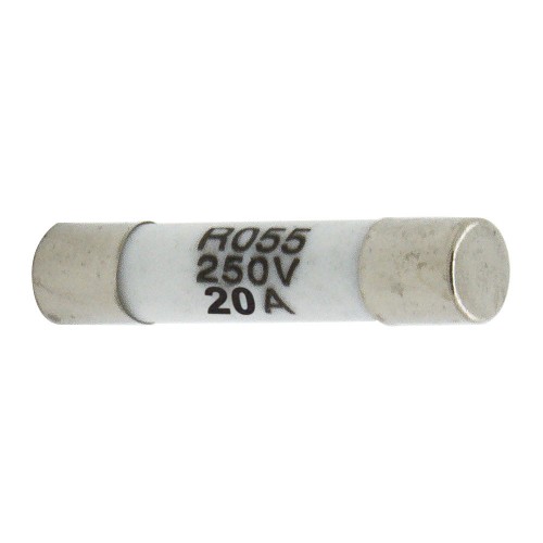 R055 5*25mm 20A 250V ceramic tube fuse