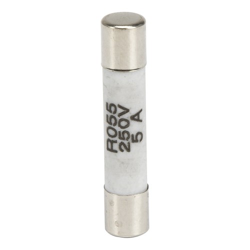 R055 5*25mm 5A 250V ceramic tube fuse