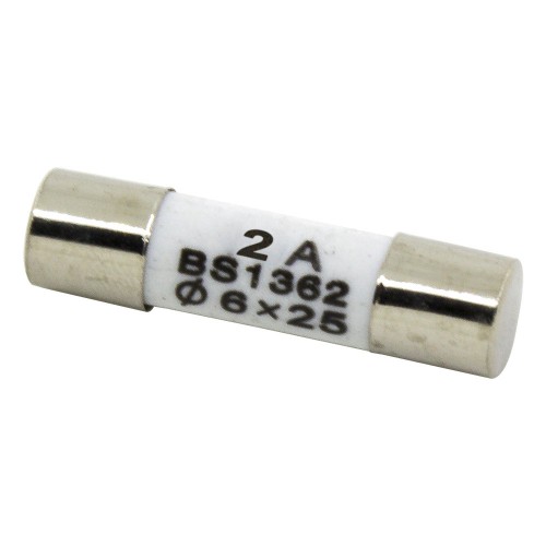 R057 6*25mm 2A 250V ceramic tube fuse