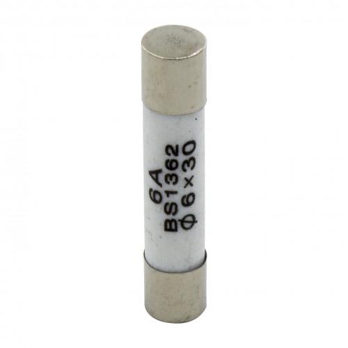 R058 6*30mm 6A 250V ceramic tube fuse