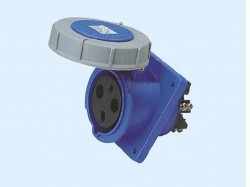 CM1-433, CM1-443 industrial flush mounting angled socket