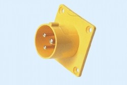Industrial flush mounting appliance inlets