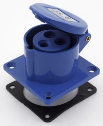 CM1-313, CM1-323 industrial flush mounting socket