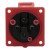 324 32A 3P E 4 pin 380-415V IP44 three phase splashproof industrial flush mounting socket