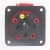 334 63A 3P E 4 pin 380-415V IP67 three phase watertight industrial flush mounting socket