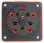 335 63A 3P N E 5 pin 220-380V/240-415V IP67 three phase watertight industrial flush mounting socket