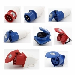 Industrial plug and sockets