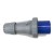 033 63A 2P E 3 pin 220-240V IP67 single phase watertight industrial plug