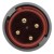 034 63A 3P E 4 pin 380-415V IP67 three phase watertight industrial plug
