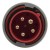 035 63A 3P N E 5 pin 220-380V/240-415V IP67 three phase watertight industrial plug