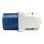 123 32A 2P E 3 pin 220-240V IP44 single phase splashproof industrial surface mounting socket