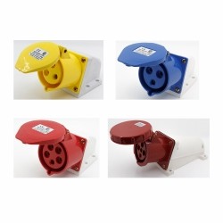 Industrial surface mounting sockets