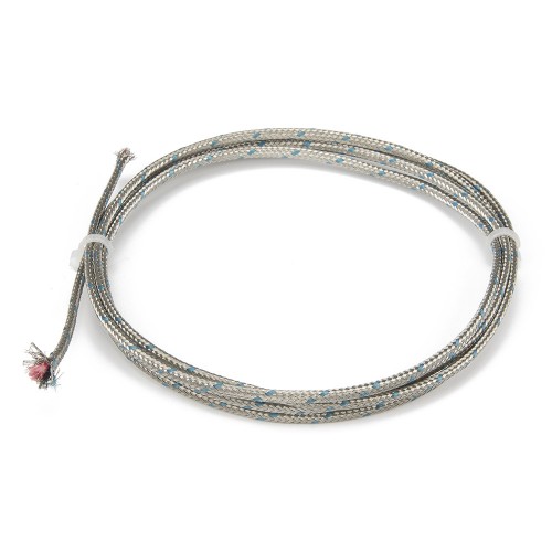 FTARE02 2*1*0.5mm 1m K type high temperature resistance metal screening thermocouple extension thermocouple compensation wire cable for temperature sensor