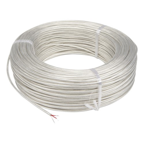 FTARE03-PT100 3*7*0.15mm 100m/1 roll PT100 RTD transparent FEP extension wire compensation wire cable for temperature sensor