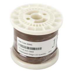 TT-J 24AWG 100m/1 roll J thermocouple solid wire PFA extension wire compensation wire cable for temperature sensor