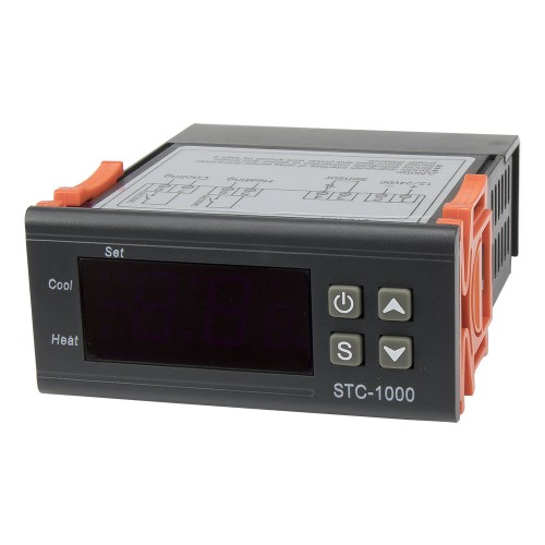 STC-1000 high quality 12/24VAC/DC cooling and heating converted automatically temperature controller