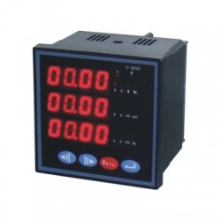 Digital ammeter and voltmeters