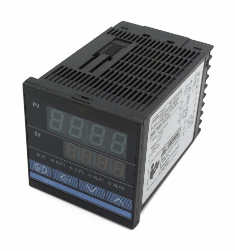 CD701 72*72mm AC 100-240V SSR main output 1 alarm contact output and thermocouple or RTD input digital pid temperature controller
