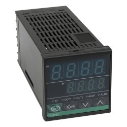 CH102 48*48mm AC 100-240V relay main output 1 alarm contact output and thermocouple or RTD input digital pid temperature controller
