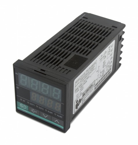 CH102 48*48mm AC 100-240V SSR main output 1 alarm contact output and thermocouple or RTD input digital pid temperature controller